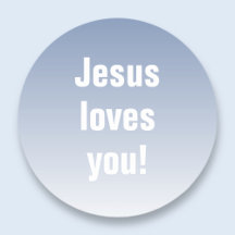 Jesus liebt dich! Jede Ombre-Farbe