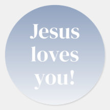 Jesus liebt dich! Jede Ombre-Farbe