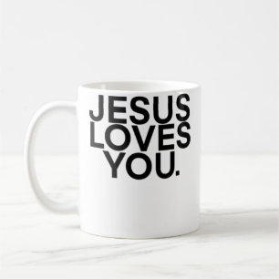 Jesus liebt dich kaffeetasse
