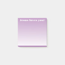Jesus liebt dich! | lila Ombre
