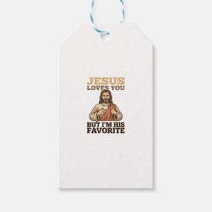 Jesus liebt dich lustiges Vintage-Glaubens-Shirt-D Geschenkanhänger