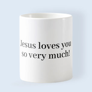 Jesus liebt dich sehr! kaffeetasse
