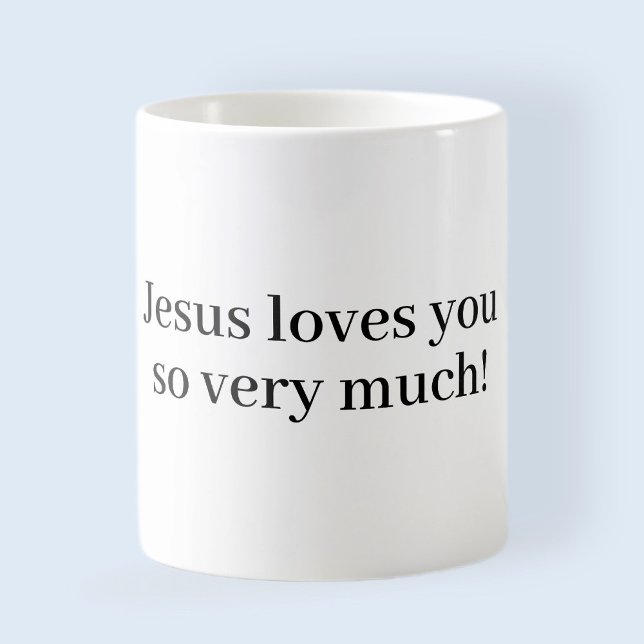 Jesus liebt dich sehr! kaffeetasse (Von Creator hochgeladen)