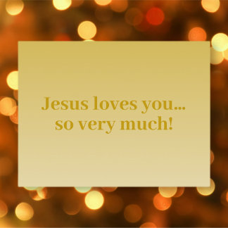 Jesus liebt dich so sehr! Postkarte