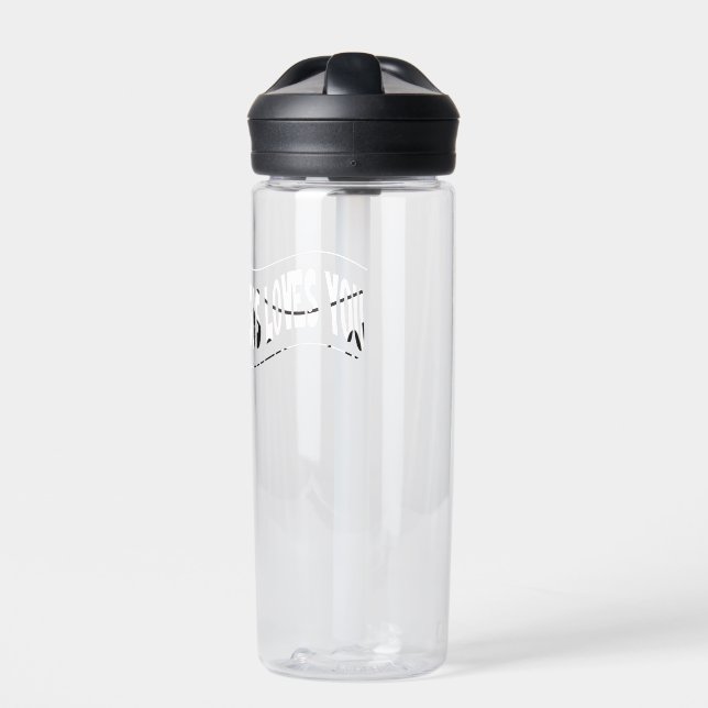Jesus liebt dich trinkflasche (Vorderseite)