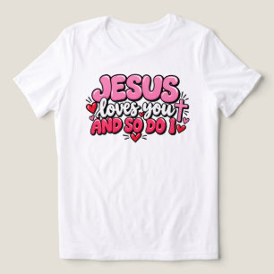 Jesus liebt dich und ich auch Tri-Blend shirt