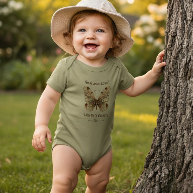 Jesus liebt ein kleines Stück Land Baby Girl (Von Creator hochgeladen)