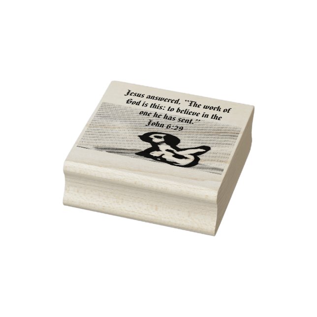 Jesus liebt für immer  gummistempel (Stempel)