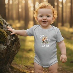 Jesus liebt kleines ich süße große Augen Schnecke  Baby Strampler