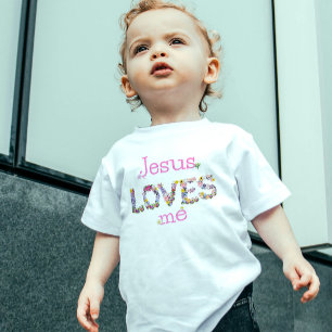 Jesus liebt mich baby t-shirt