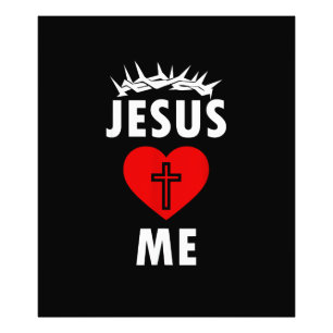 Jesus liebt mich christlich religiös fotodruck