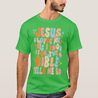 Jesus liebt mich, das weiß ich, Glaube, Christlich T-Shirt