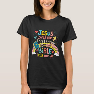 Jesus liebt mich, das weiß ich, Jungen Kinder Klei T-Shirt