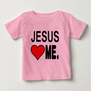 Jesus liebt mich Jesus-Geschenke Baby T-shirt