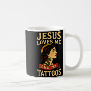 Jesus liebt mich und meine Tattoos _3 Kaffeetasse