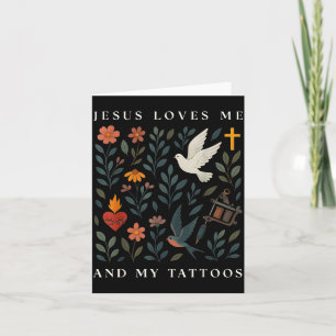 Jesus liebt mich und meine Tattoos  Karte