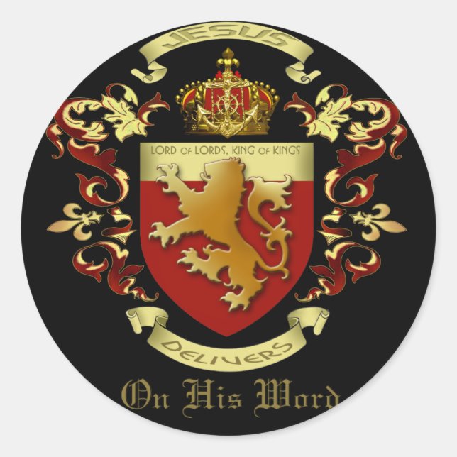 Jesus liefert Sticker (Vorderseite)