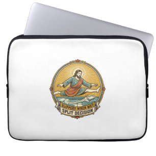 Jesus ließ feuchte Seife auf dem Badezimmerboden r Laptopschutzhülle