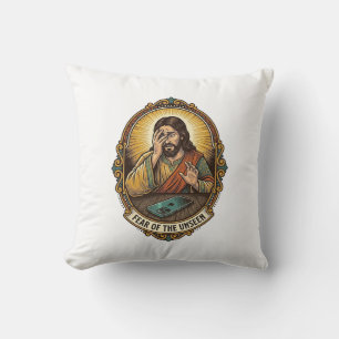 Jesus ließ Handy Bildschirm auf Tanzfläche Club H Kissen