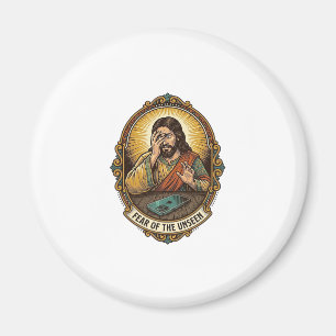 Jesus ließ Handy Bildschirm auf Tanzfläche Club H  Magnet