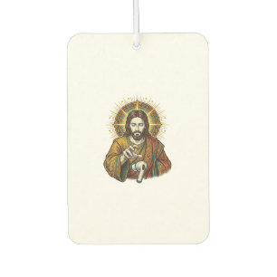 Jesus ließ kabelloses Earbud unter Schreibtisch Te Autolufterfrischer