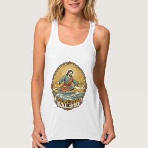 Jesus ließ nasses Seife auf dem rutschigen Badezim Tank Top