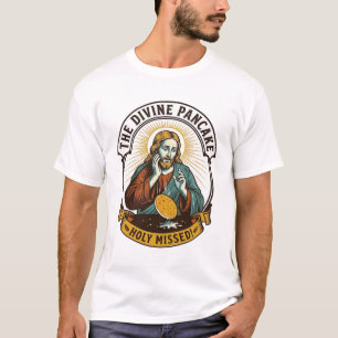Jesus ließ perfekten Pfannkuchen fallen, der das W T-Shirt