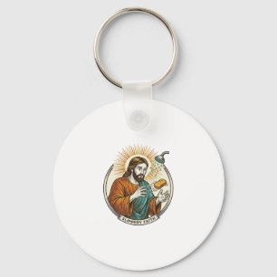 Jesus ließ rutschige Seife Duschwanne Ungeschickt Schlüsselanhänger