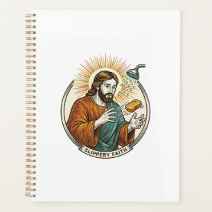 Jesus ließ rutschige Seife Duschwanne Ungeschickte Planer