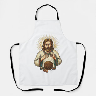 Jesus ließ schweren Medizinball fallen, Zeh schmer Schürze