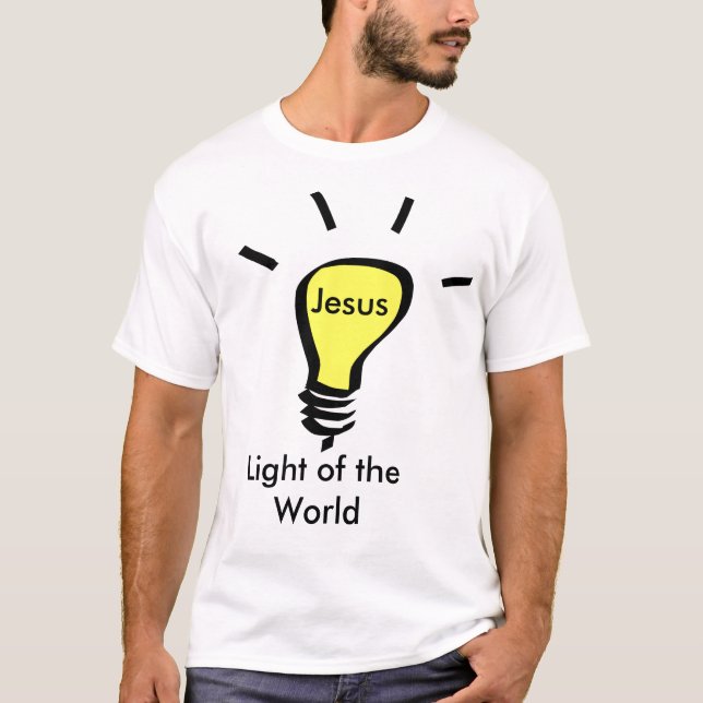 Jesus - Light of the World T-Shirt (Vorderseite)