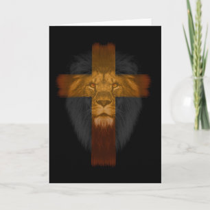 Jesus Lion of Judah Grußkarte Karte
