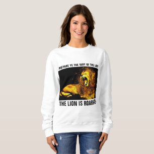 JESUS LION OF JUDAH ROARING, Christliche T - Shirt