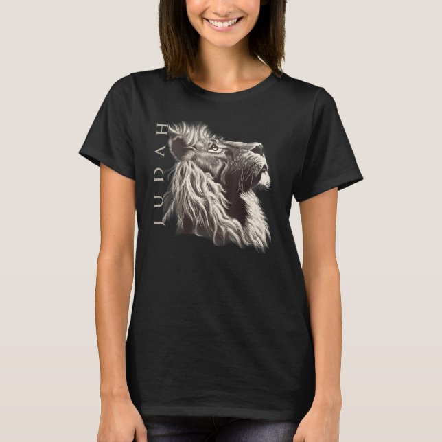 Jesus Lion of Judah T-Shirt (Vorderseite)