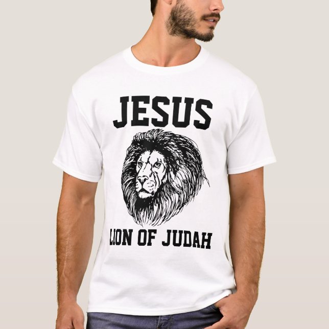 JESUS, LION OF JUDAH T - Shirt (Vorderseite)