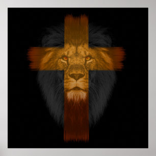 Jesus Lion von Judah Poster