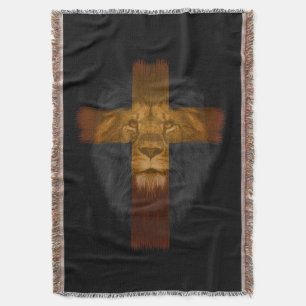 Jesus Lion von Judah Throw Blanket Decke