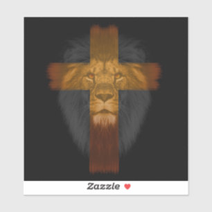 Jesus Lion von Judah Vinyl Sticker