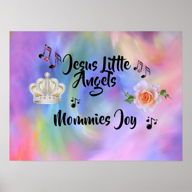 Jesus Little Angels Mommies Joy Poster (Vorne)