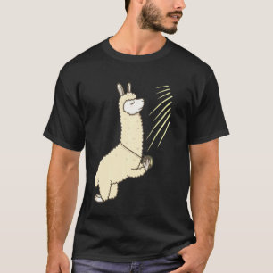 Jesus Llama Gebet Christliches Christentum Kirche T-Shirt