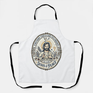 Jesus Lo Fi Lernbeats Ästhetisches Grafik T-Shirt  Schürze