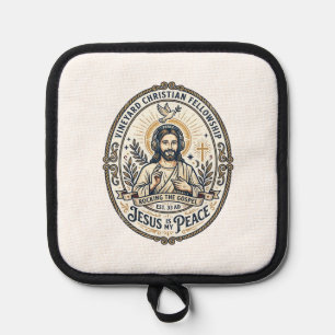 Jesus Lo Fi Lernbeats Ästhetisches Grafik T-Shirt  Topflappen