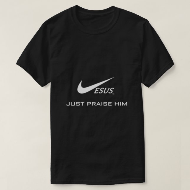 Jesus lobt ihn einfach, Jesus hat Christlich lange T-Shirt (Design vorne)