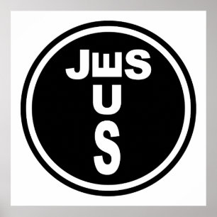 Jesus-Logo Poster