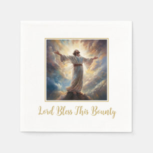 Jesus Lord Bless Paper Napkins Serviette