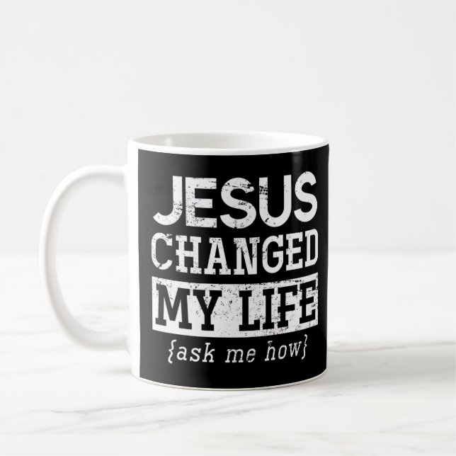Jesus Lord Christlich Gift Gottes Retter Jesus Pul Kaffeetasse (Links)