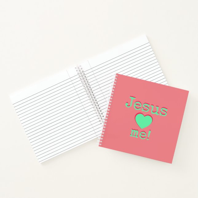 Jesus loves ♥ me! notizbuch (Innenseite)