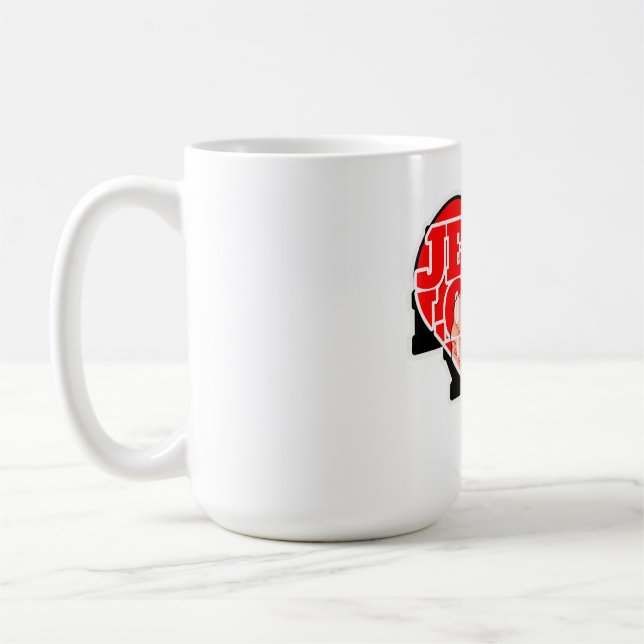 Jesus Loves You-Inspirational Christian Faith Kaffeetasse (Links)