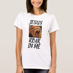 JESUS LÖWE BRÜLLT IN MIR CHRISTLICHE T-SHIRTS 