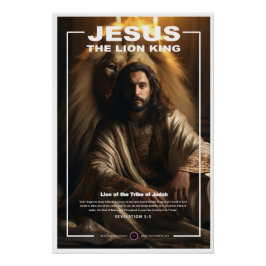 Jesus - Löwe König 2 Poster